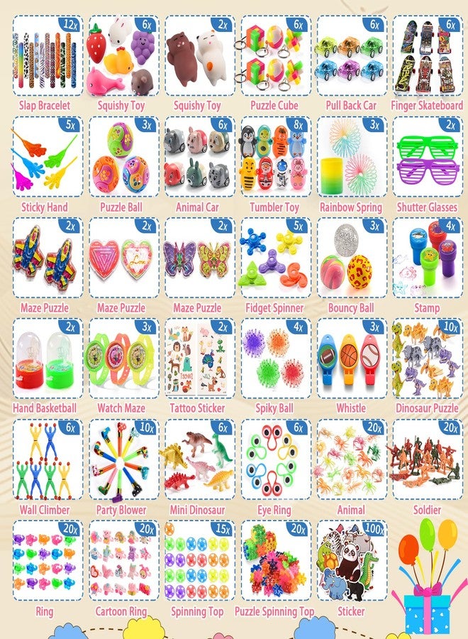 Yutin 350PCS Prize Box Toys for Kids Classroom, Party Favor Bulk Goodie Bag Stuffers for Kids 4-8 8-12, Pinata Filler, Treasure Chest Box Prizes, Birthday Gift Bags Toys for Boys Girls 3-5 - Image 5